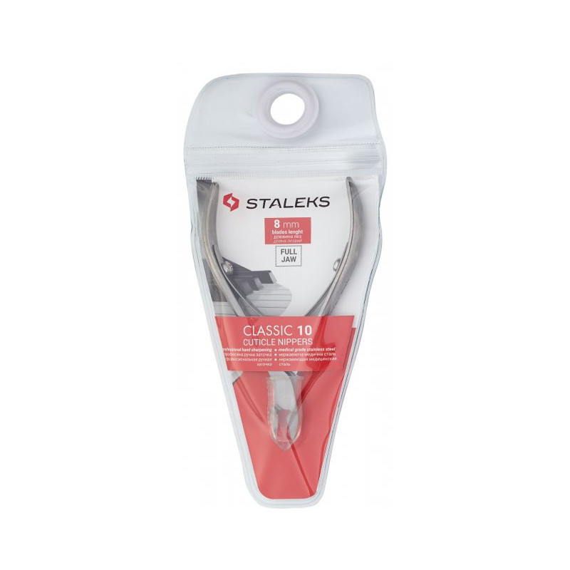 Manicure nippers – STALEKS CLASSIC 10, cutting part 8 mm NC-10-8