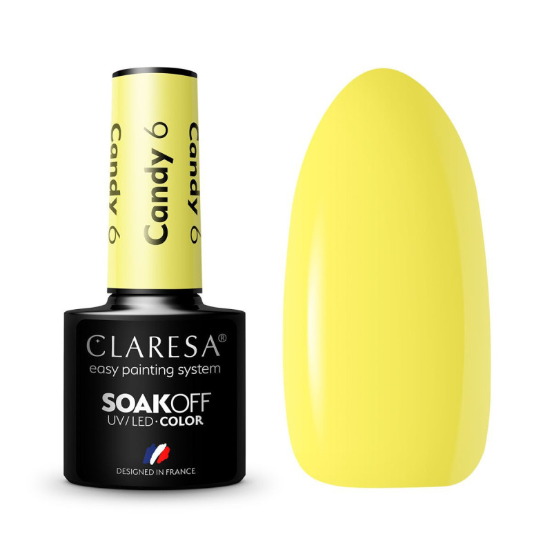Gel polish – Claresa Candy № 6 – 5 ml