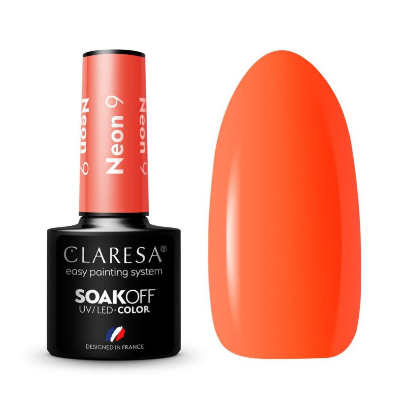 Цветной гель-лак Claresa Neon № 9, 5 ml