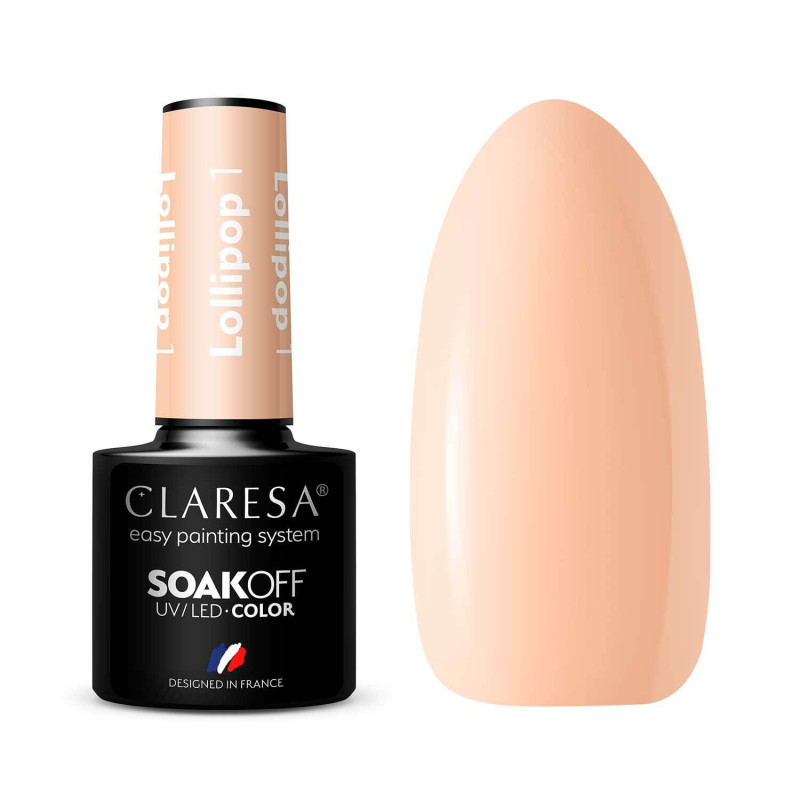 Gel polish – Claresa LOLLIPOP No. 1 – 5 ml