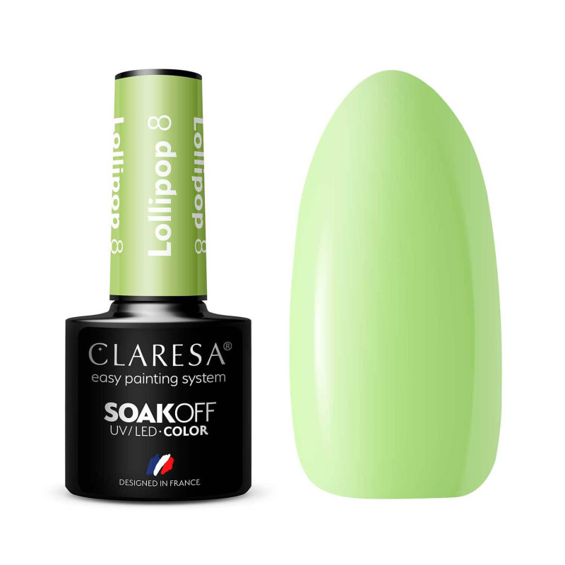 Цветной гель-лак Claresa LOLLIPOP № 8, 5 ml