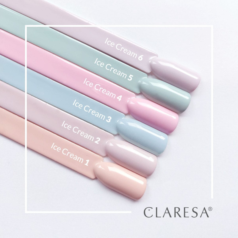 Цветной гель-лак Claresa Ice Cream № 4, 5 ml