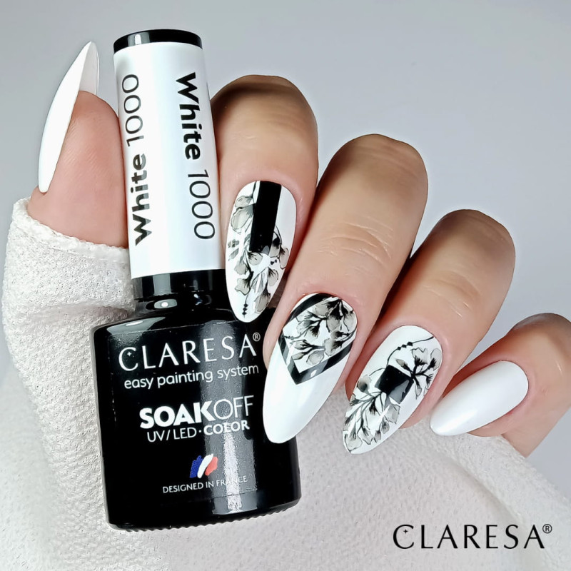Gel polish – Claresa White № 1000 – 5 ml