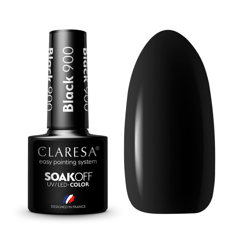 Gel polish – Claresa Black № 900 – 5 ml