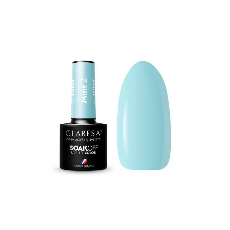 Gel polish – Claresa Mint № 2 – 5 ml
