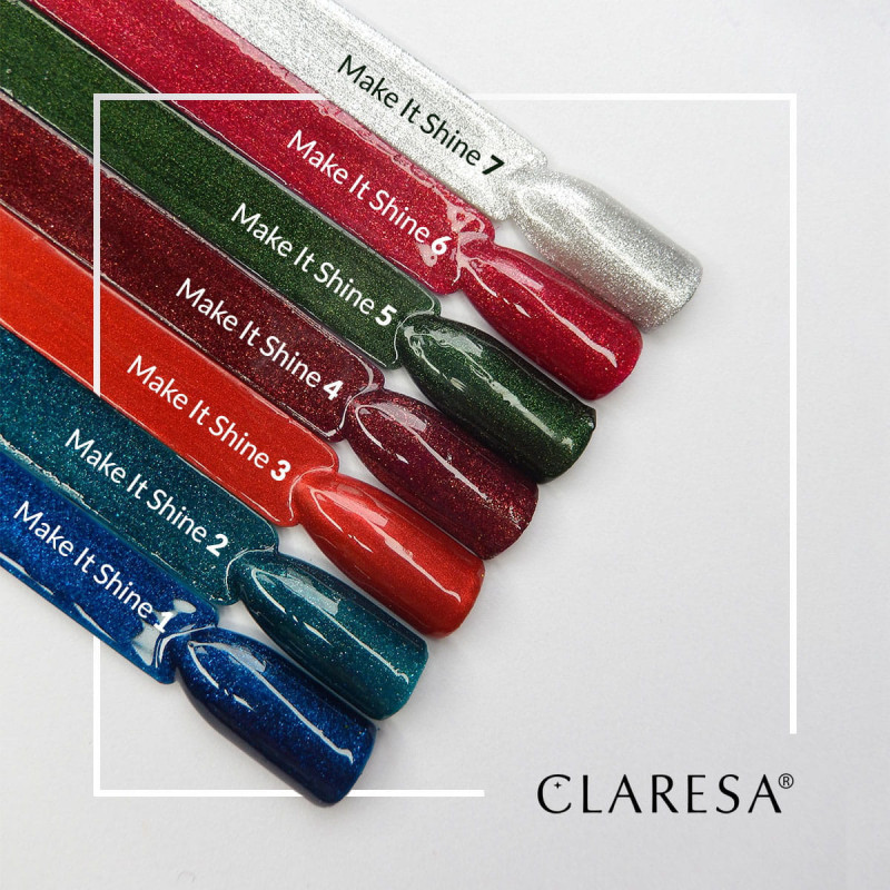 Цветной гель-лак Claresa Make it Shine № 2, 5 ml
