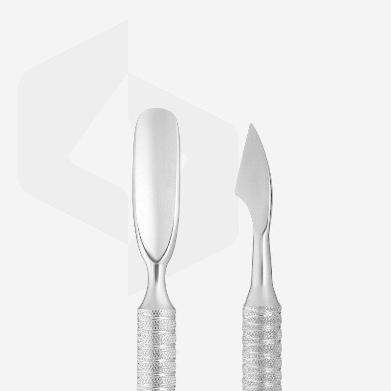Manikyyri­työntäjä – STALEKS PRO EXPERT 30 TYPE 3 (leveä pyöristetty pusheri + kirves­terä) PE-30/3