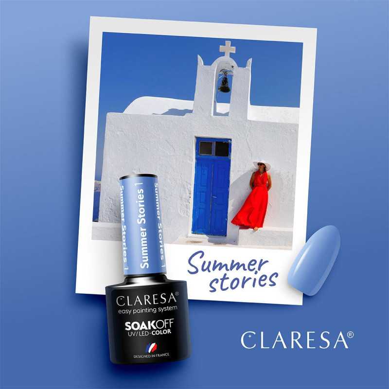 Цветной гель-лак Claresa Summer Stories № 1, 5 ml
