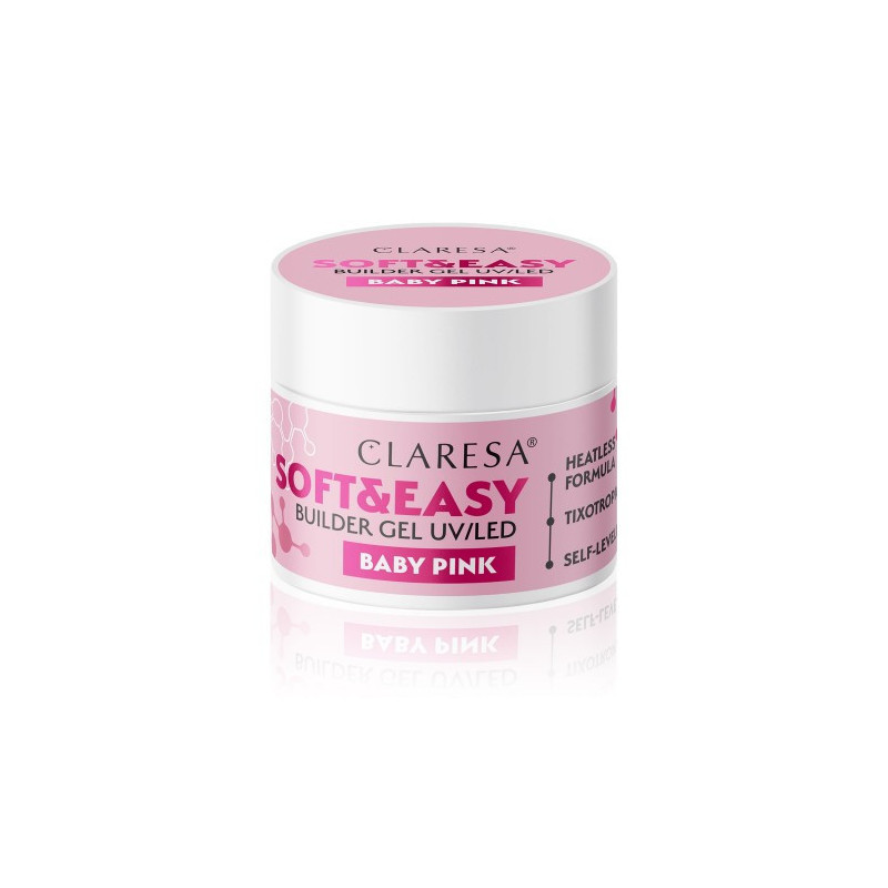 Гель для наращивания Claresa SOFT&EASY, baby pink