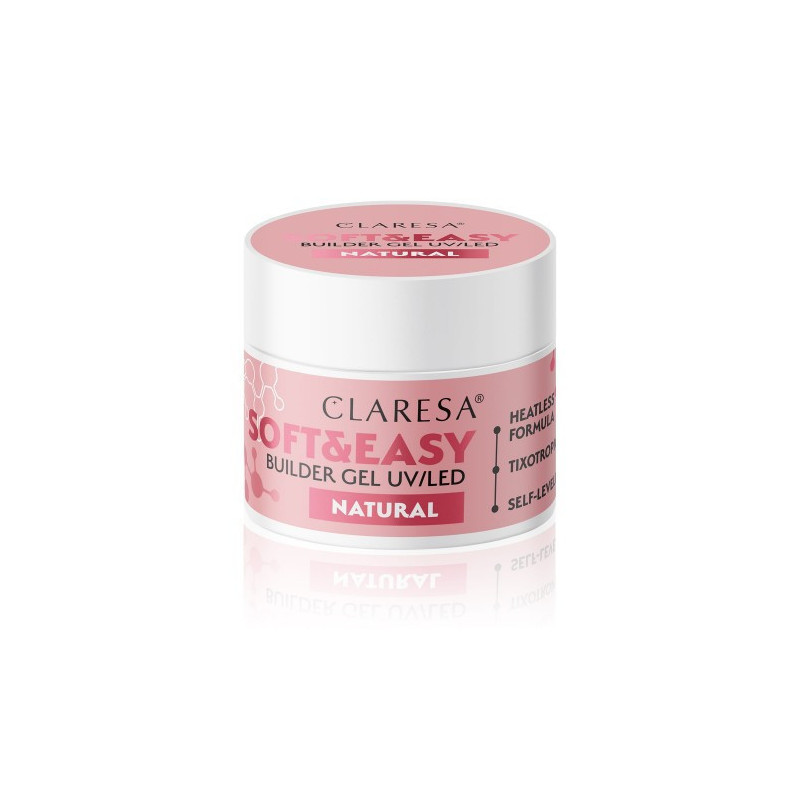 Гель для наращивания Claresa SOFT&EASY, natural