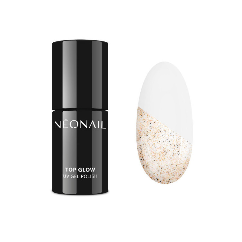 Matte Top Glow Gold Sand (No Wipe) – NeoNail, 7.2 ml