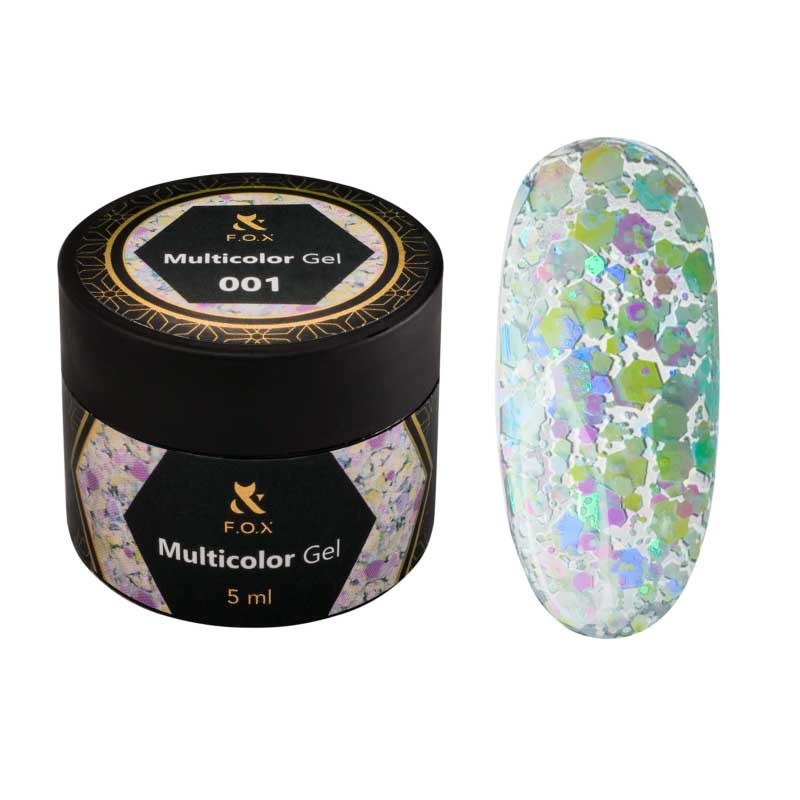 Geelimaali - Multicolor Gel F.O.X 001 - 5 ml