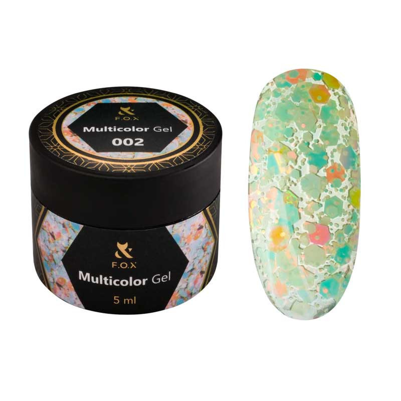 Geelimaali - Multicolor Gel F.O.X 001 - 5 ml