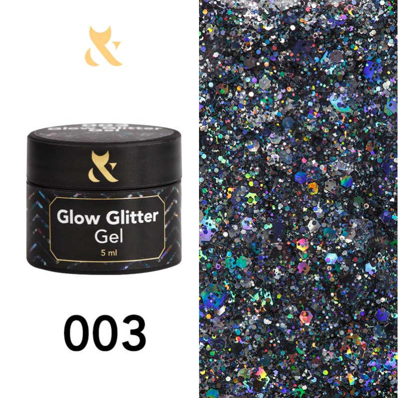 Geelimaali - Glow Glitter Gel FOX 003 - 5 ml