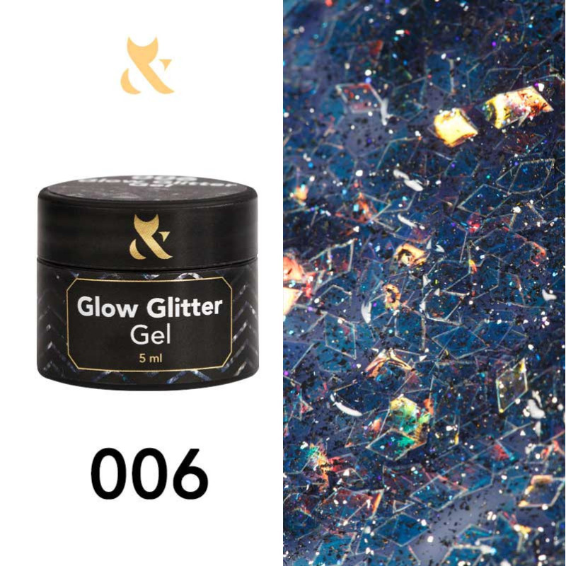 Geelimaali - Glow Glitter Gel FOX 006 - 5 ml