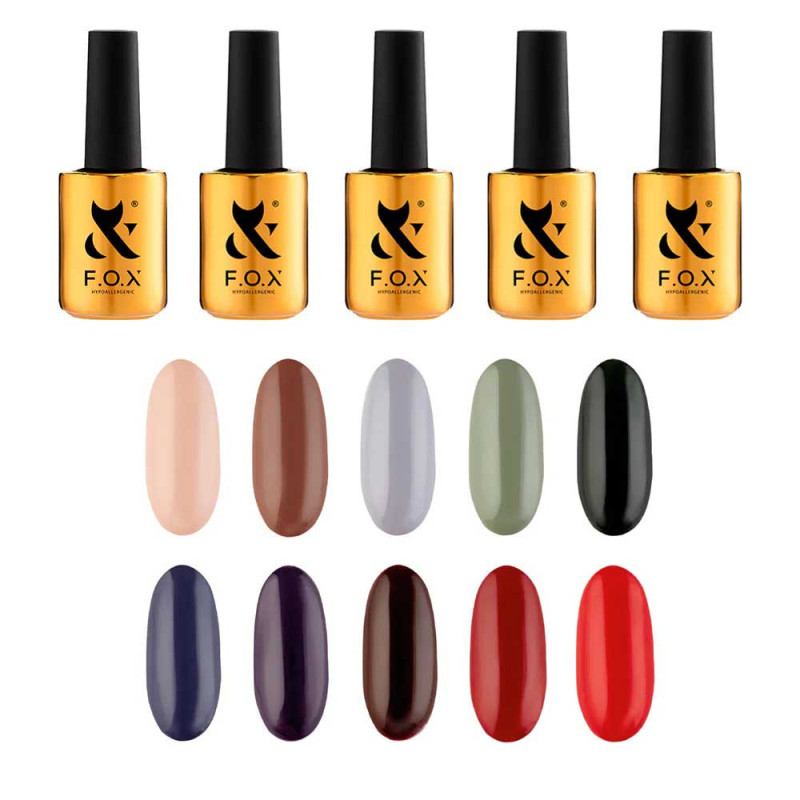 Цветной гель-лак Touch F.O.X 009, 7 ml