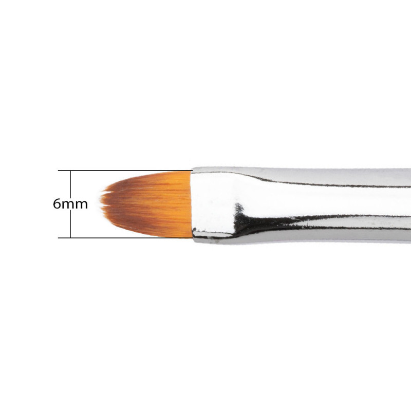 Acrygel and Gel Brush MollyLac Pro Gel Rainbow 8mm Nr 4