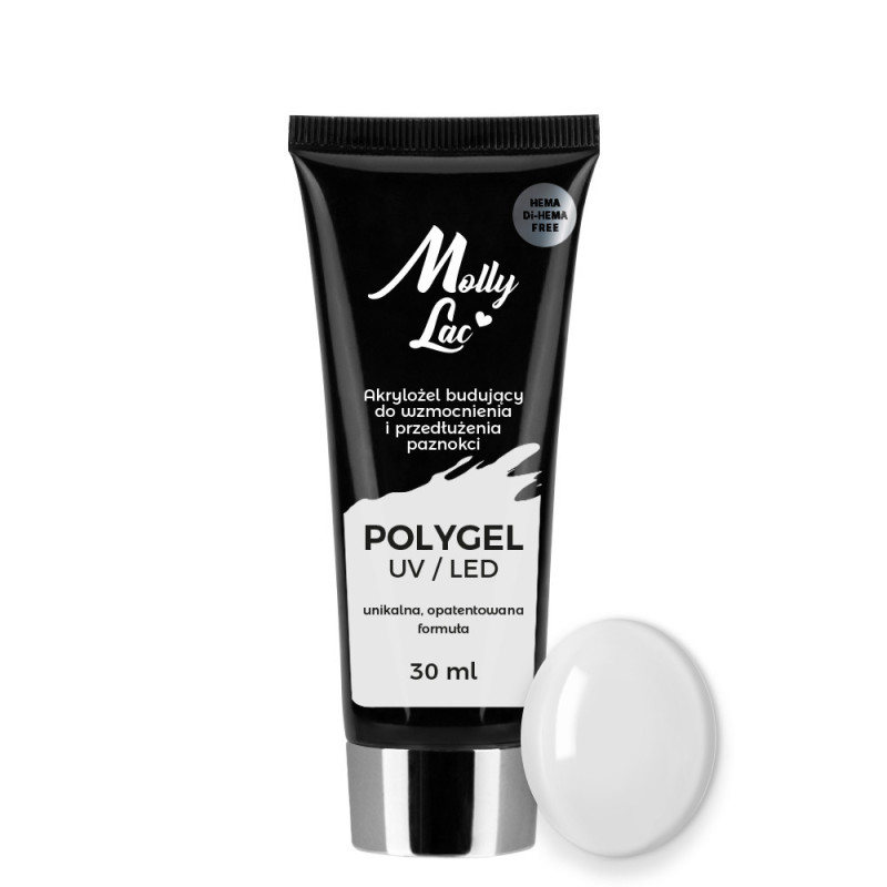 Polygel MollyLac Clear Nr 20, 30 ml