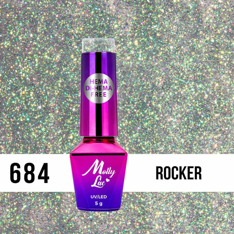 MollyLac Shocking Shine Rocker Hema/di-Hema vapaa 5g Nr 684