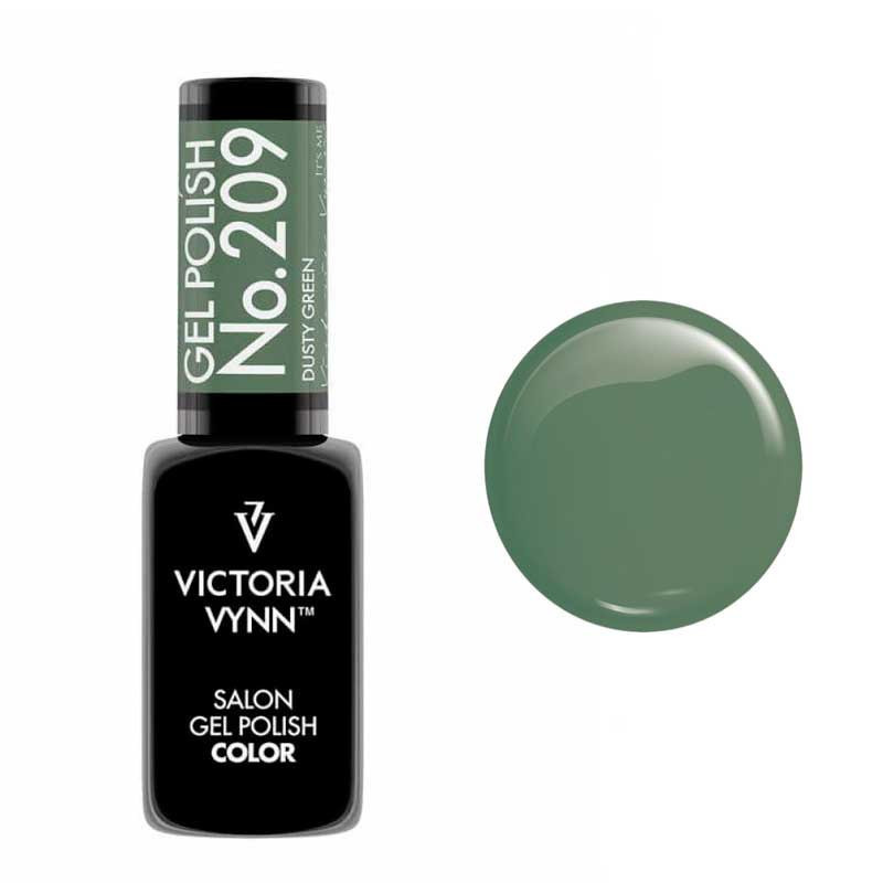 VICTORIA VYNN Gel Polish Color No. 209 Dusty Green - 8 ml