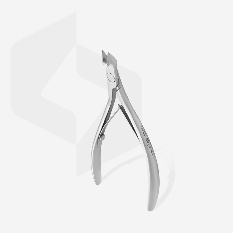 Professional cuticle nippers – STALEKS PRO EXPERT 80, cutting part 6 mm