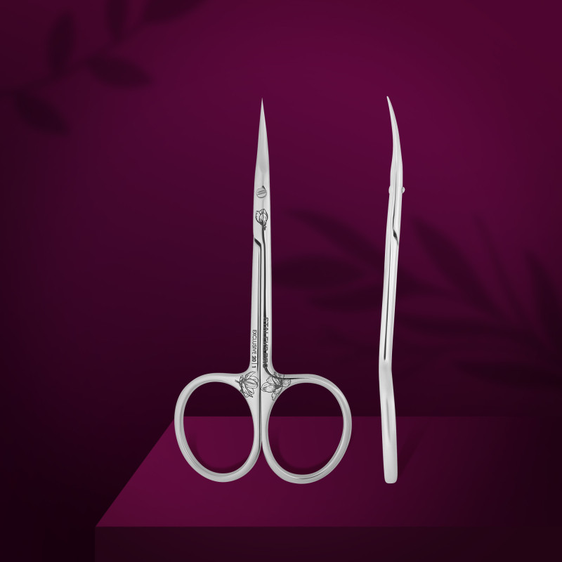 Профессиональные ножницы для кутикулы Staleks Pro Exclusive 20 Type 1 (Magnolia) SX-20/1m