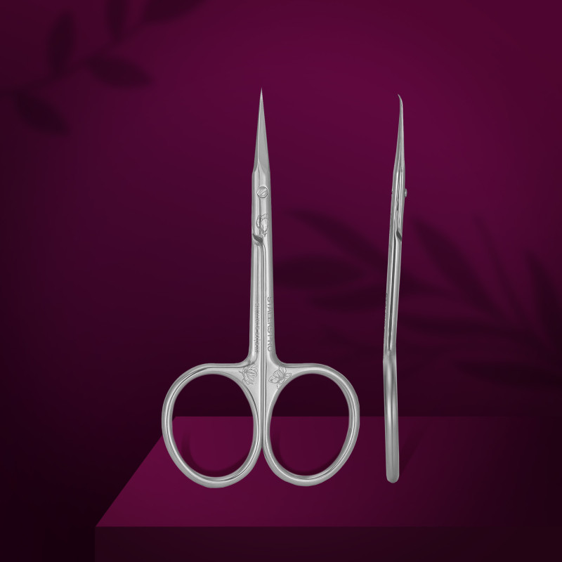 Профессиональные ножницы для кутикулы Staleks Pro Exclusive 21 Type 2 (Magnolia) SX-21/2m