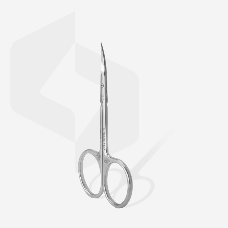 Professional cuticle scissors Staleks Pro Exclusive 22 Type 2 (magnolia)