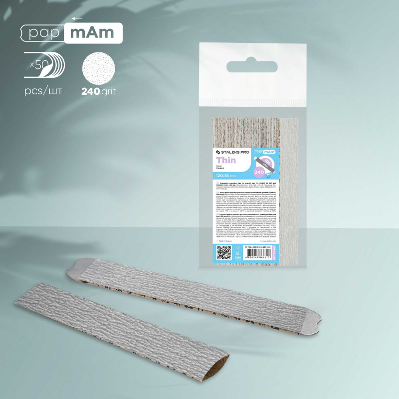 PapmAm-vaihtoviilat suoraan viilaan – STALEKS PRO SMART 22, 150 grit (50 kpl)