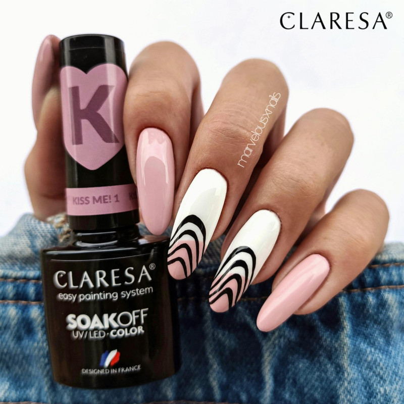 Gel polish – Claresa Kiss Me! № 1 – 5 ml