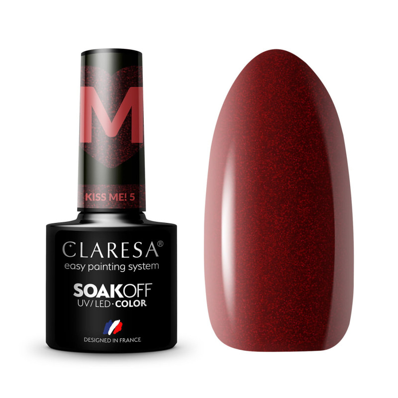 Gel polish – Claresa Kiss Me! № 5 – 5 ml