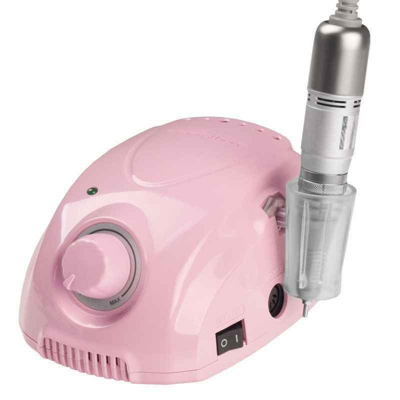 Nail drill Machine - Marathon 3 Champion Saeyang pink + H200
