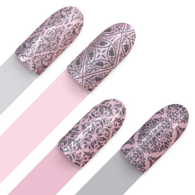 Stamping plate Moyra - Damask drapery 2 - 43