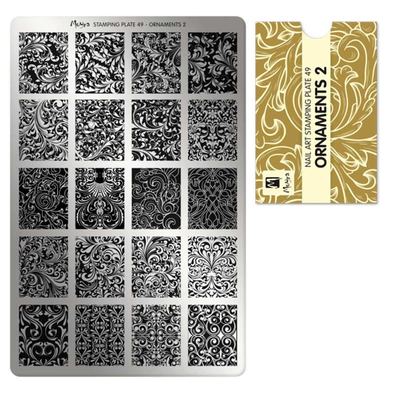 Stamping plate Moyra - Ornaments 2 - 49