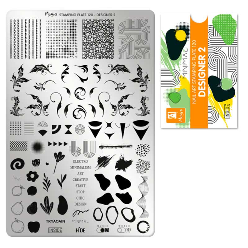 Stamping plate Moyra - Designer 2 - 120