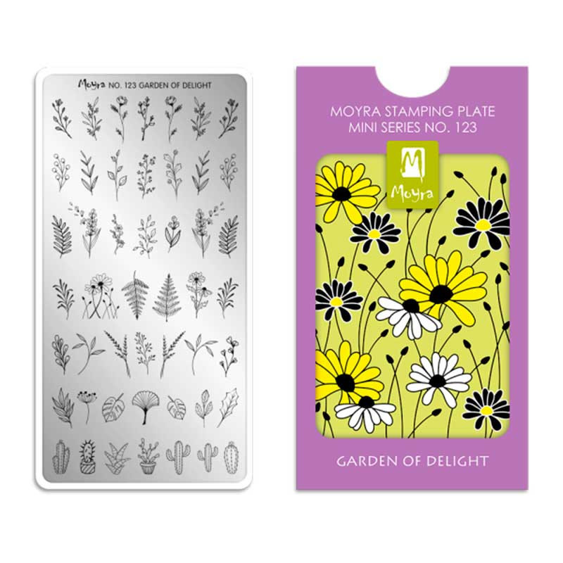 Пластина для стемпинга Moyra mini - Shape of my heart - 124