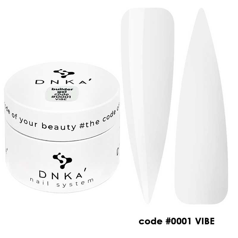 Гель для наращивания ногтей - Builder Gel DNKa No. 0001 Vibe - 30 мл