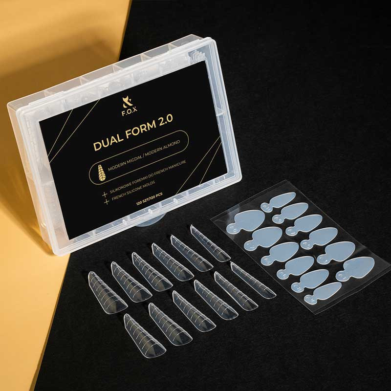 Dual form - muotit - F.O.X Dual Form 2.0 Modern Almond - 120 pcs