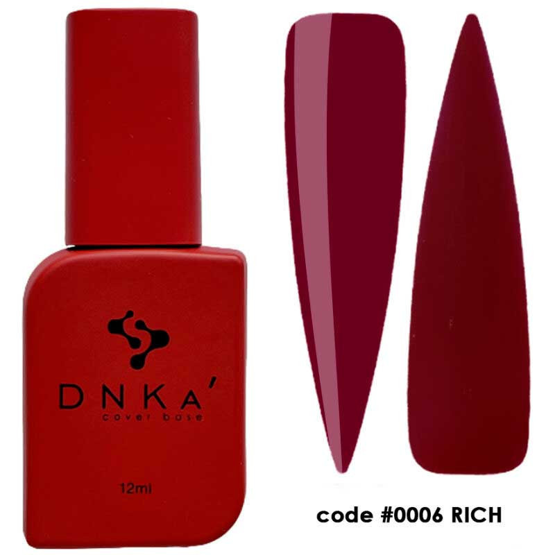 Камуфлирующая база для ногтей No. 0006 Rich DNKa - 12 ml