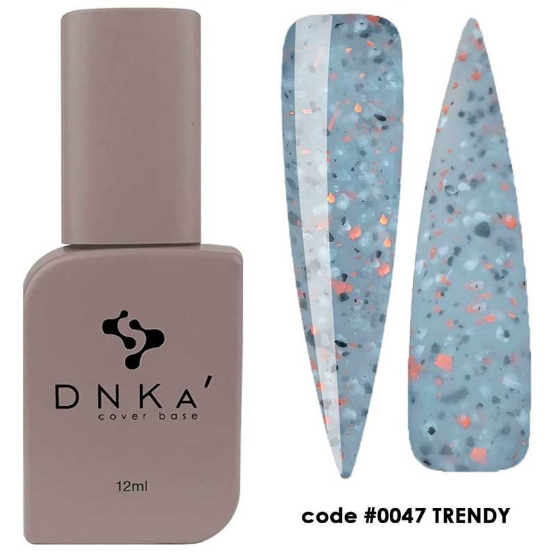 Камуфлирующая база для ногтей No. 0047 Trendy DNKa