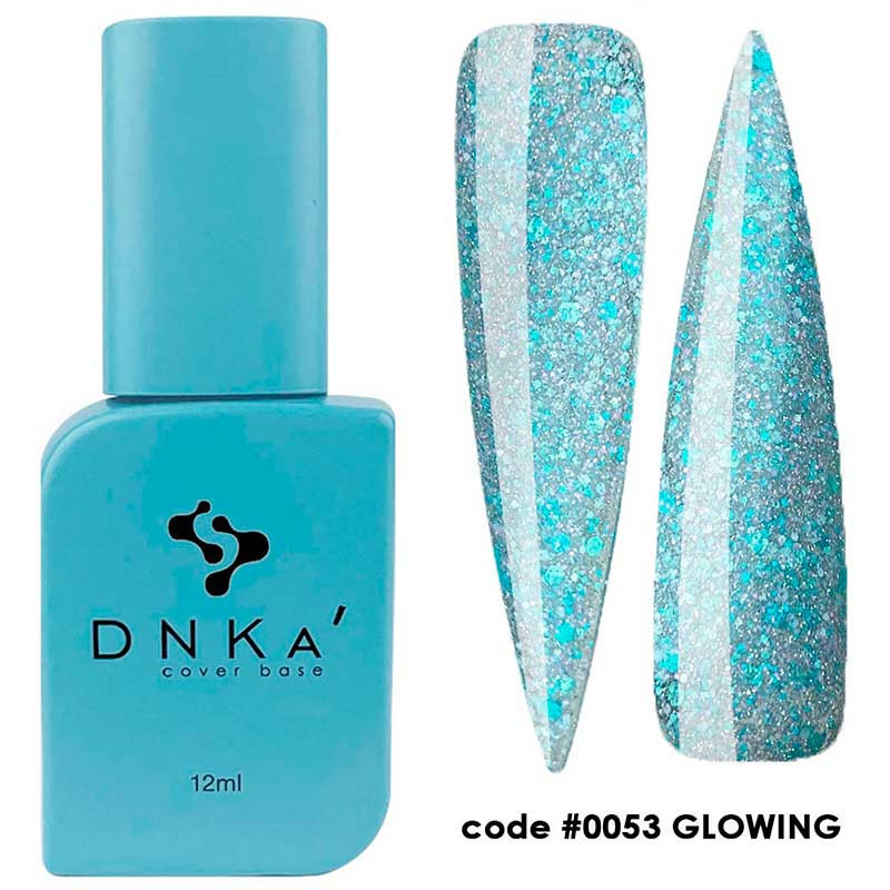 Камуфлирующая база для ногтей No. 0053 Glowing DNKa