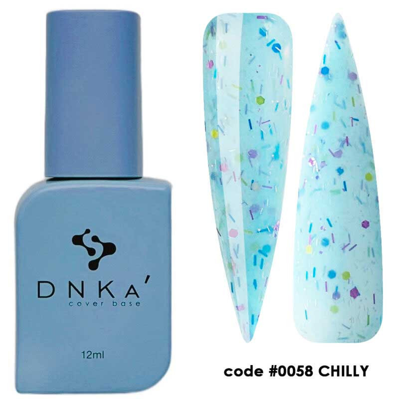 Камуфлирующая база для ногтей No. 0058 Chilly DNKa
