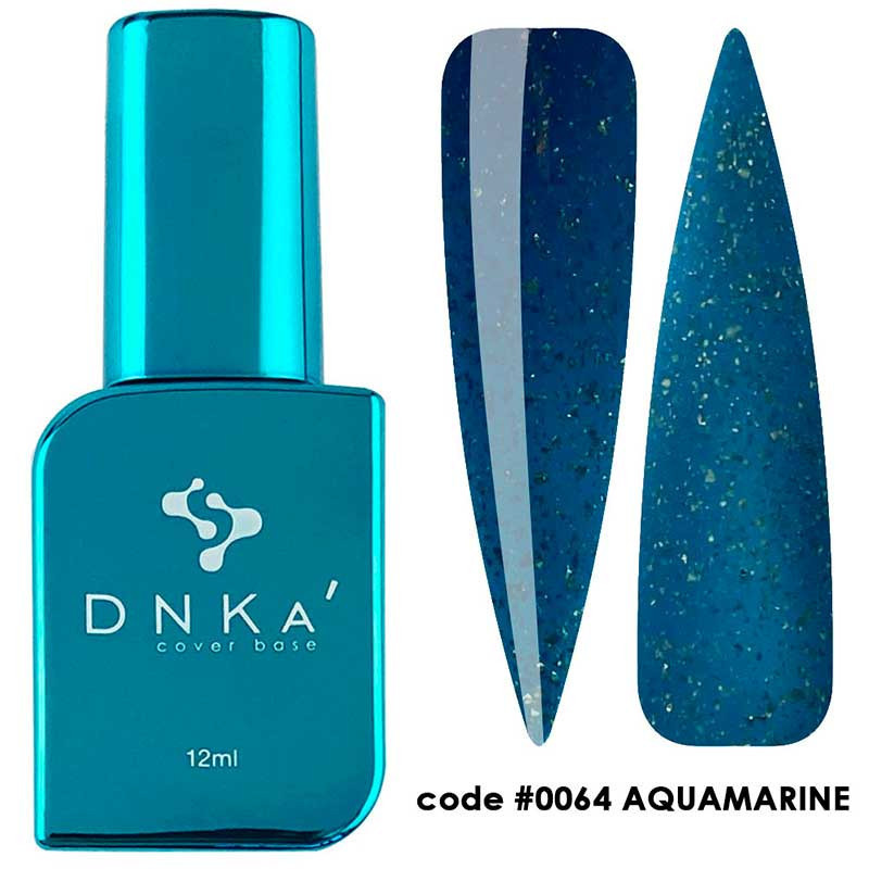 Камуфлирующая база для ногтей No. 0064 Aquamarine DNKa