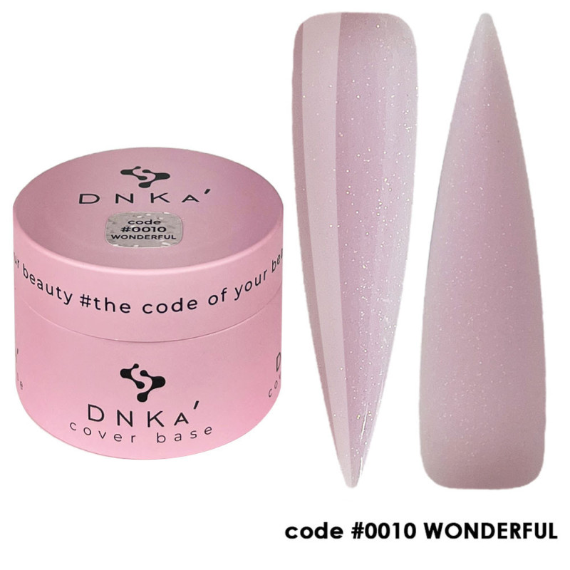 Камуфлирующая база для ногтей No. 0010 Wonderful DNKa
