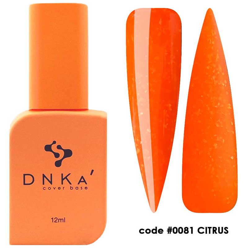 Камуфлирующая база для ногтей No. 0081 Citrus DNKa