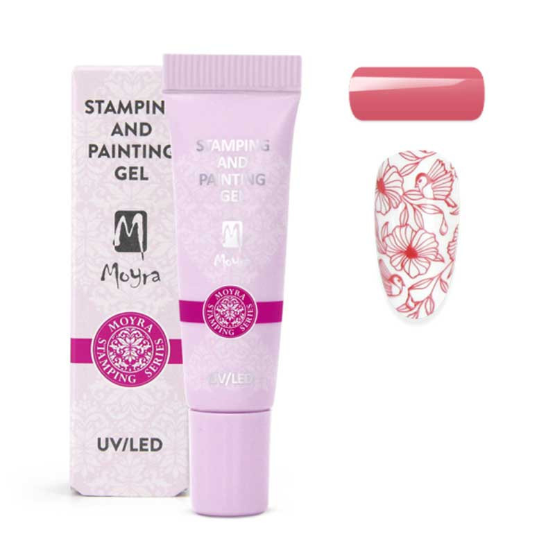 Moyra Gel Stamping Color, Rose 14 - 7 ml