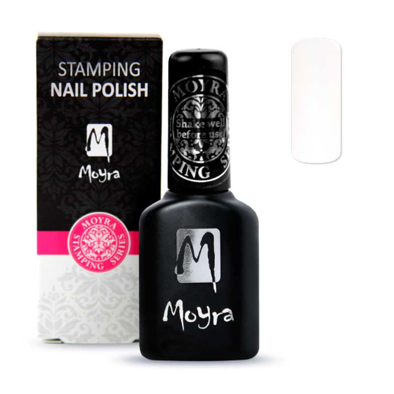 Лак для стемпинга Moyra Smart, Белый - SPS02