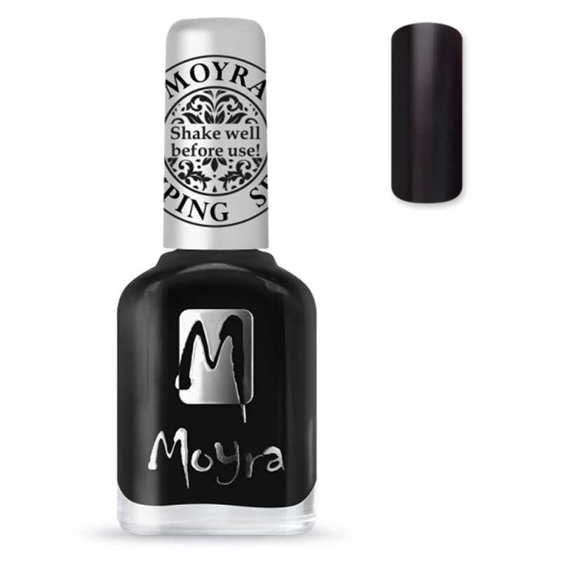 Лак для стемпинга Moyra, SP06 - Черный