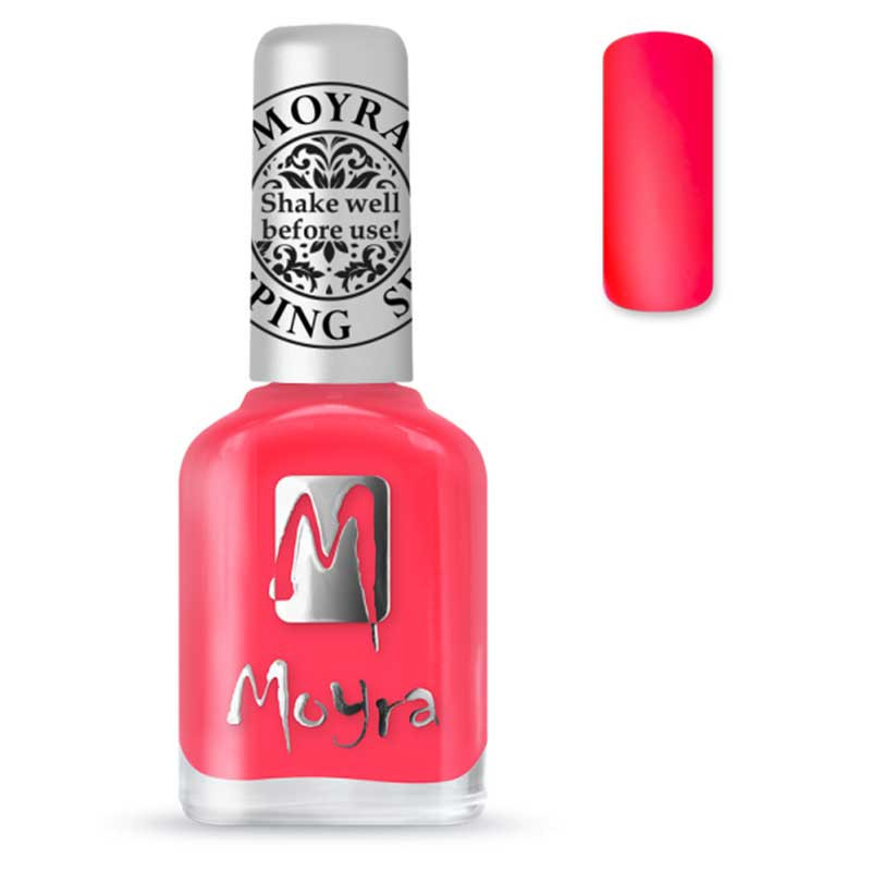 Лак для стемпинга Moyra, SP20 - Neon Pink
