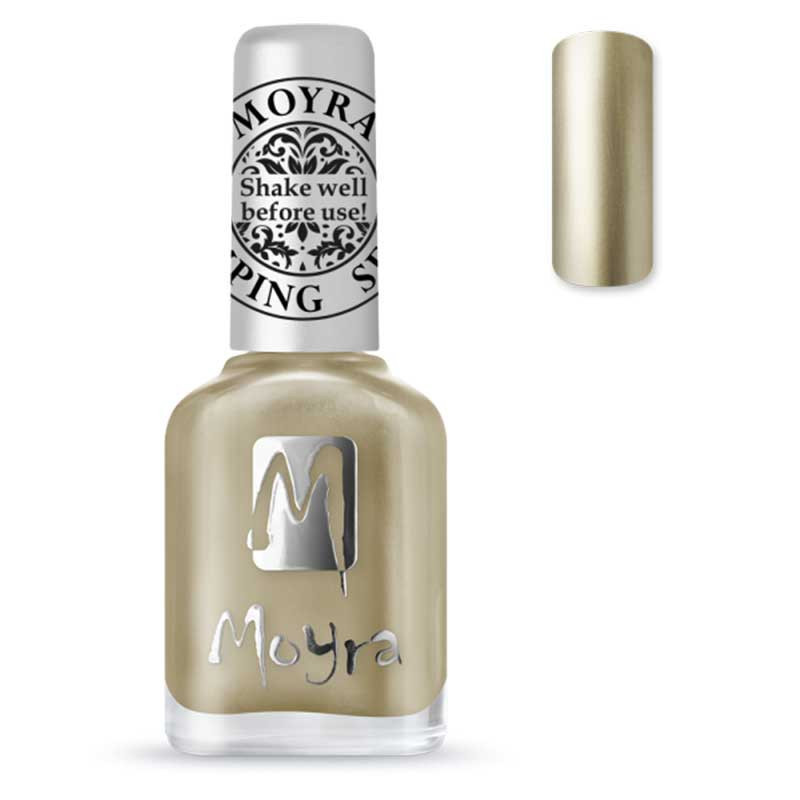Moyra Stamping Varnish, SP24 - Chrome Gold